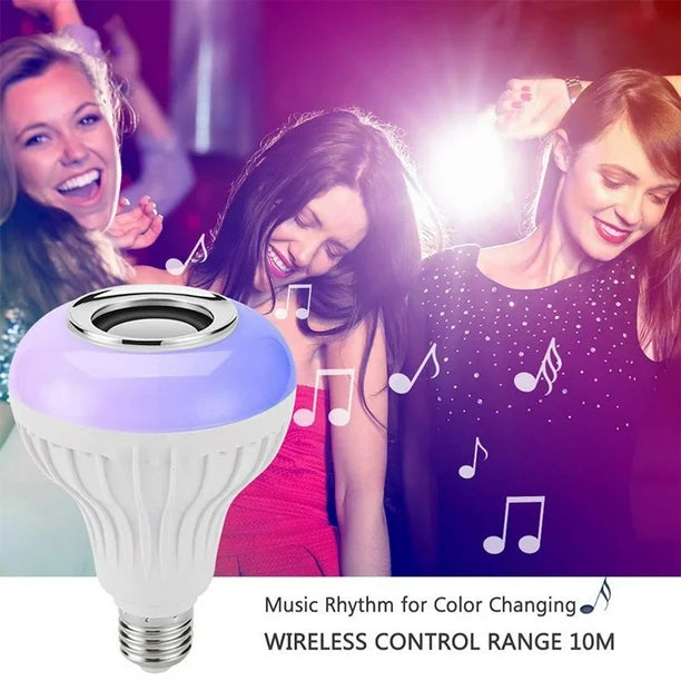 Ampoule LED avec Haut-Parleur Bluetooth Intégré 2 en 1