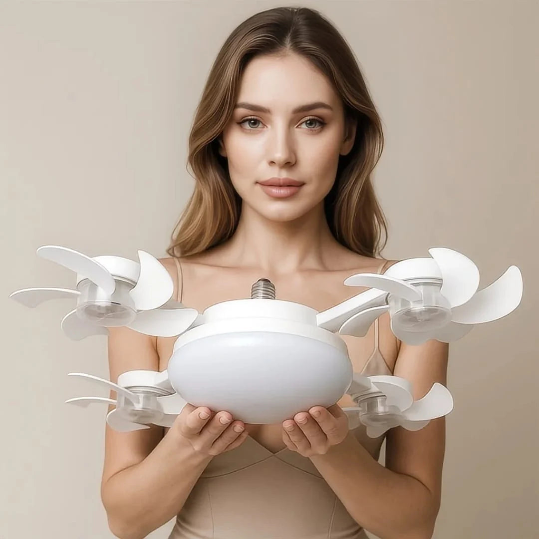 Ampoule-Ventilateur 2-en-1