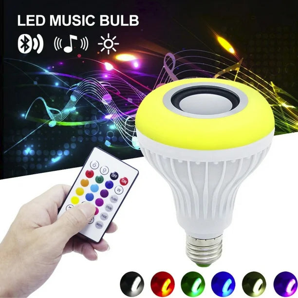 Ampoule LED avec Haut-Parleur Bluetooth Intégré 2 en 1