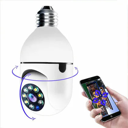 Caméra ampoule wifi 360° E27