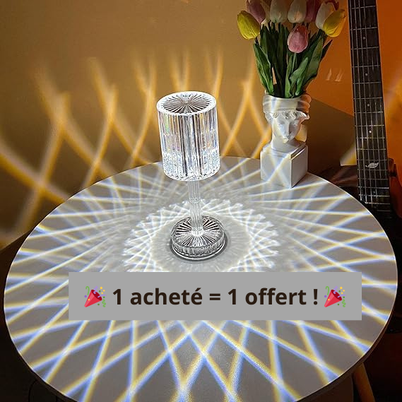 Lampe LED à cristaux intelligents