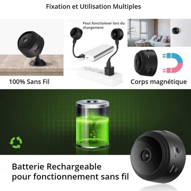 Mini caméra espion WiF
